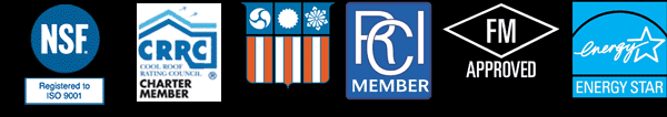 ICC is ISO registered, Factory Mutual Approved, and an Energy Star Partner, as well as a member of the Cool Roof Rating Council, National Roofing Contractors Association, and the Roof Consultants Institute