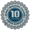 Astec Exterior Coatings come with a ten year warranty.